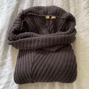 Cowl neck sweater from Anthropologie
